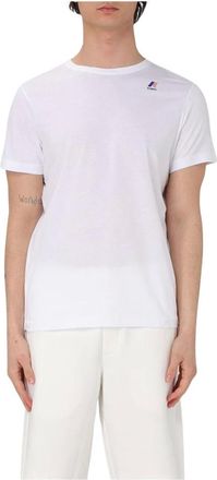 K-Way T-Shirts, male, White, 2XL, Short Sleeve TShirt