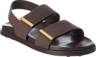 Tod's TodS Suede & Leather Sandal