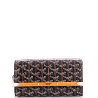 Goyard Monte Carlo Clutch with Strap Coated Canvas PM