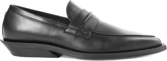 Ann Demeulemeester Mocassini Rappana a punta - Nero