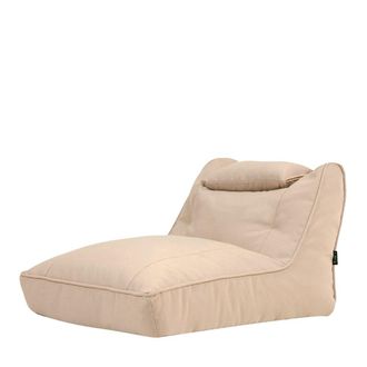 Icon Brand Puf canap&eacute; beige de olefina para exteriores para todas las estaciones