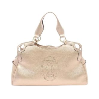 Cartier Pre-owned Borsa in Pelle Marcello de Cartier - - Pre-owned - Donna - Beige - ONE SIZE