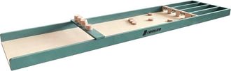 Cougar Mini shuffleboard de madera, natural verde, 20 discos, 120 cm