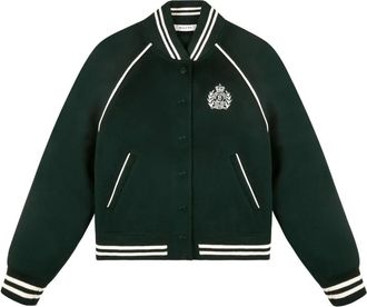Sporty & Rich Giacca varsity H&W Crest - Verde