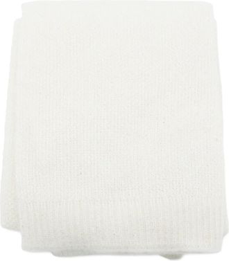 Fabiana Filippi ribbed scarf - Bianco