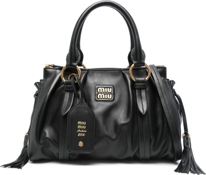 Black Joie Tote Bag - Womens - Calf Leather
