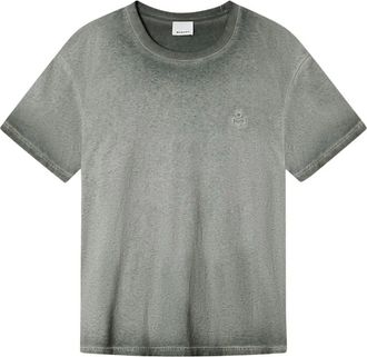 Isabel Marant T-shirt met geborduurd logo - Groen
