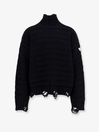 Maison Margiela Maglia in misto lana con effetto distressed - MM6 MAISON MARGIELA - gender_Man