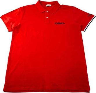 Iceberg Poloshirt met korte mouwen - Heren - Polos - Rood - 2XL - Katoen - Tops