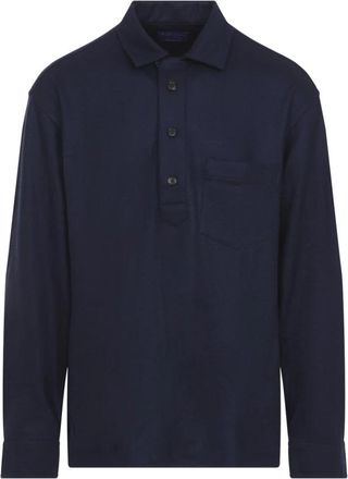 Ralph Lauren Sportshirt - Heren - Polos - Blauw - XL - Kasjmier - Tops