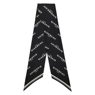 Givenchy Maxi Bandeau Shadow - female - Givenchy - Silk Scarves - Black - ONE SIZE - Accessories