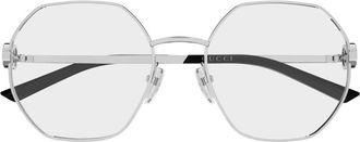 Gucci Glasses, unisex, Gray, Size: 56 MM Gg2048O Optical Frame