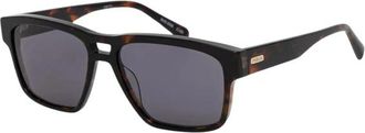 Barbour Oversized Square Zonnebril - Heren - Zonnebrillen - Bruin - 58 MM - Accessoires