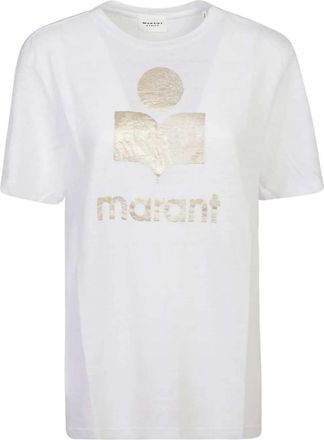 Isabel Marant Zewel Linen T Shirt With Print
