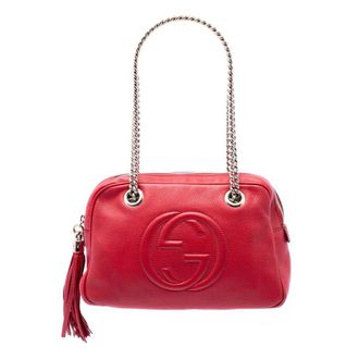 Gucci Pre-owned Gucci Calfskin Soho Chain Zip Shoulder Bag Ladies YMMGFZOJJC3MZYYI