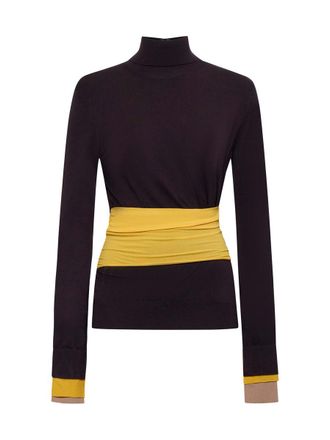 Fendi Wool Turtle-Neck Sweater