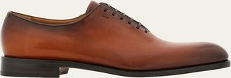 Ferragamo Mens Angiolo Tramezza Calfskin Oxfords