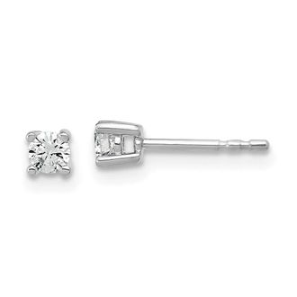 Diamond2Deal 14k Gold 1/5 ctw Lab Grown Diamond Stud Earrings