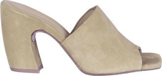 Cortana Janis Mules - female - Cortana - Heeled Mules - Beige - 6 UK - Shoes