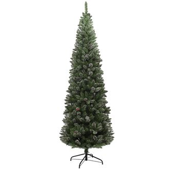 OEM &Aacute;rbol De Navidad Artificial 225 Cm Con 980 Ramas 38 Pi&ntilde;as Y Soporte De Metal &Aacute;rbol Navide&ntilde;o Para Sal&oacute;n Interior Verde