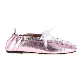 Ganni Dames, Schoenen, Roze, Maat: 39 EU Leer