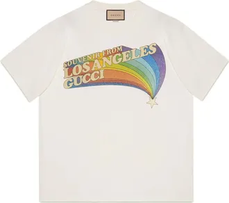 Gucci SS22 Love Parade Rainbow Tee White 616036-XJEJC-9095