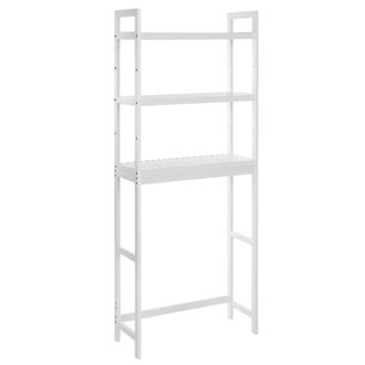 Songmics Estanter&iacute;a de inodoro de 63 x 26 x 163 cm de color blanco