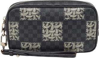 Louis Vuitton Pre-owned Clutches, male, Black, Size: ONE SIZE Pre-owned Pochette Volga