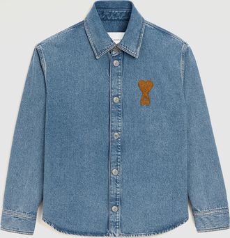 Ami Veste Ami de Coeur Bleu Used