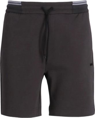 BOSS drawstring-waist shorts - Grey