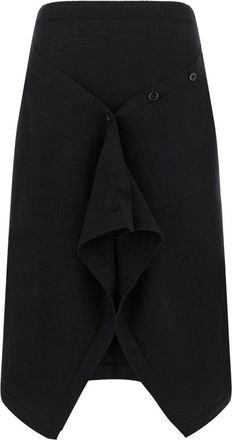 Christophe Lemaire Rokken, Dames, Zwart, XS, Wol, Rokken