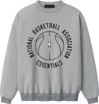 Fear of God x NBA X Barkley Hendricks 90s Crewneck Concrete Heather 192BH266802F