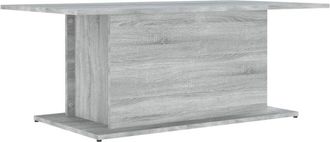 vidaXL Vidaxl - Mesa de centro madera de ingeniería gris Sonoma 102x55,5x40 cm