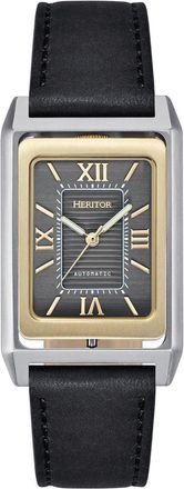 Heritor Esteban Mens Leather Band Watch