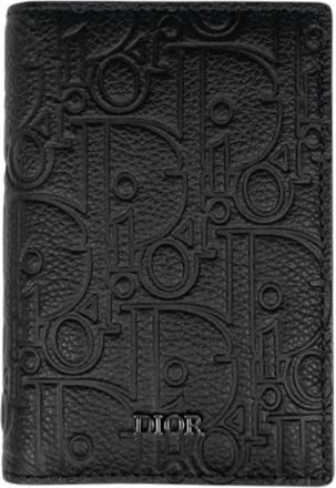 Dior Pre-owned Card Case - Heren - Vintage Accessoires - Zwart - ONE Size - Leer - Vintage