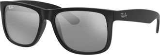 Ray-Ban Justin Zonnebril - Heren - Zonnebrillen - Zwart - 55 MM - Nylon - Accessoires