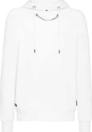 Philipp Plein Hoodies & sweatvesten, Heren, Wit, L, Katoen, Chains Hoodie