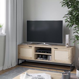 Vicco Tablero Bajo Natal, Sonoma, 140 X 52.5 Cm Con 2 Puertas, Vicco