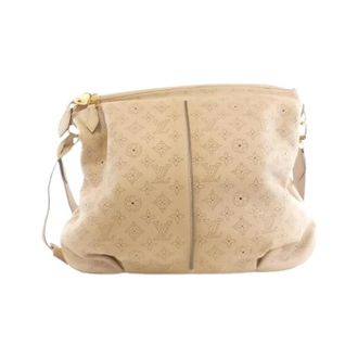 Louis Vuitton Pre-owned Shoulder Bags, female, Beige, Size: ONE SIZE Pre-owned Mahina Serene Calf Shoulder Bag