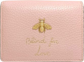Gucci Pink Leather Wallet (Bi-Fold) (Pre-Owned)