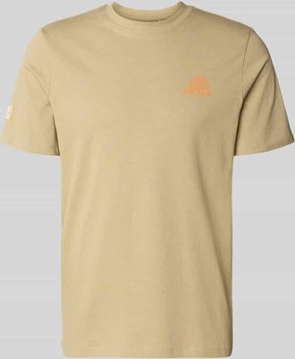 Blend T-Shirt mit Motiv-Print Modell SUN SURF in Beige, Gr&ouml;&szlig;e XXL