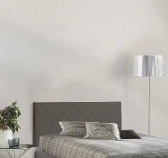Dmora Dmora - Cabecero De Cama Dbernab, Cabecero En Polipiel En La Pared, 100% Made In Italy, Adecuado Para Una Cama De Matrimonio, 130x60cm, T&oacute;rtola
