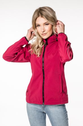 Deproc Softshelljacke DEPROC ACTIVE NIGEL PEAK Women, Damen, Gr. 36/38 (M), pink, 96% Polyester; 4% Elastan, mit Gummizug, Jacken Softshelljacke, auch in Gro