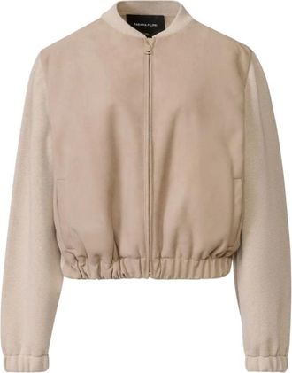Fabiana Filippi Bomber Jassen - Dames - Bomber jackets - Beige - S - Jassen