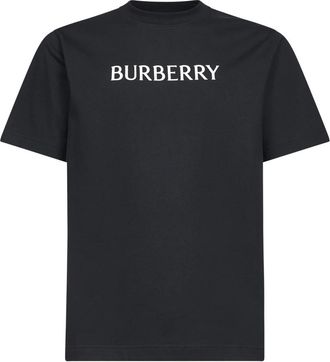 Burberry Logo T-Shirt - Heren - T-shirts - Zwart - XS - Katoen - Tops