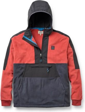 Passenger Woodland 2.0 Hooded 1/2 Zip Recycled Polar Fleece Fleecejacke f&uuml;r Herren | bunt