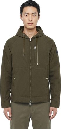 Woolrich Green Solid Hood Jacket