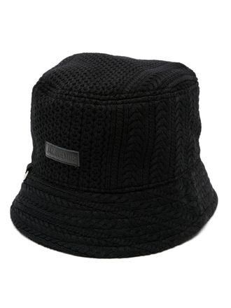 Jacquemus Cappello bucket Le Bob Belo - Nero