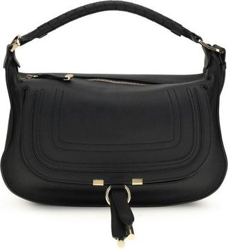Chlo&eacute; Black Calf Leather Bos Taurus Shoulder Womens Bag