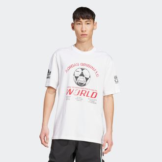 adidas T-Shirt ADIDAS ORIGINALS 90s FTBL TEE, Herren, Gr. XXL, weiss (wei&szlig;), Obermaterial: 100% Baumwolle, Rundhals, Shirts T-Shirt, mit Grafikprint, f&uuml;r spo